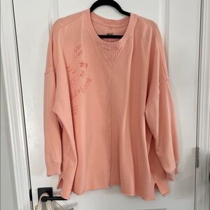 Aerie Peach Oversized Sweatshirt